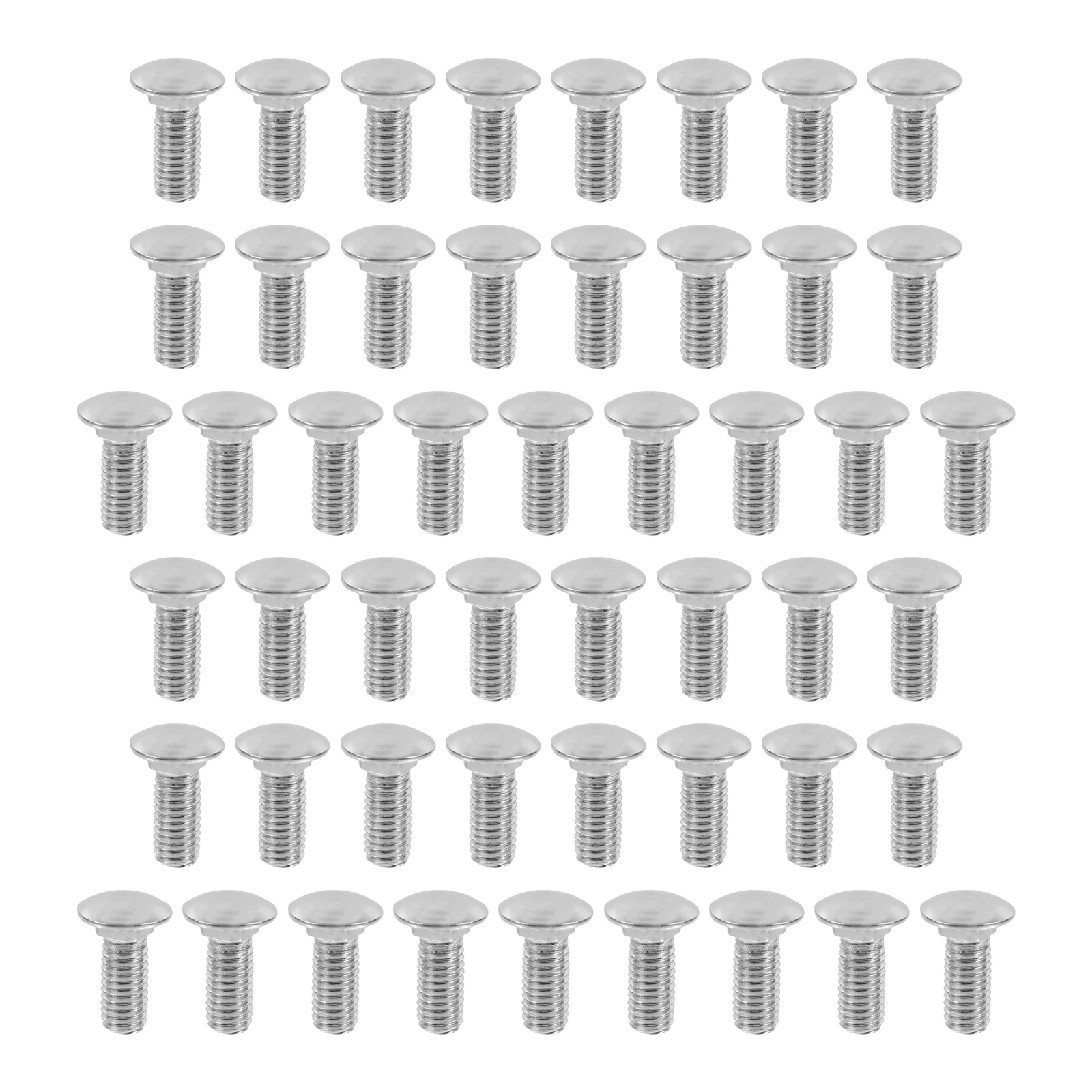 

50 Pcs Stainless Steel Carriage Bolts Round Head Screws Shelf Screws Accessories Durable Fasteners