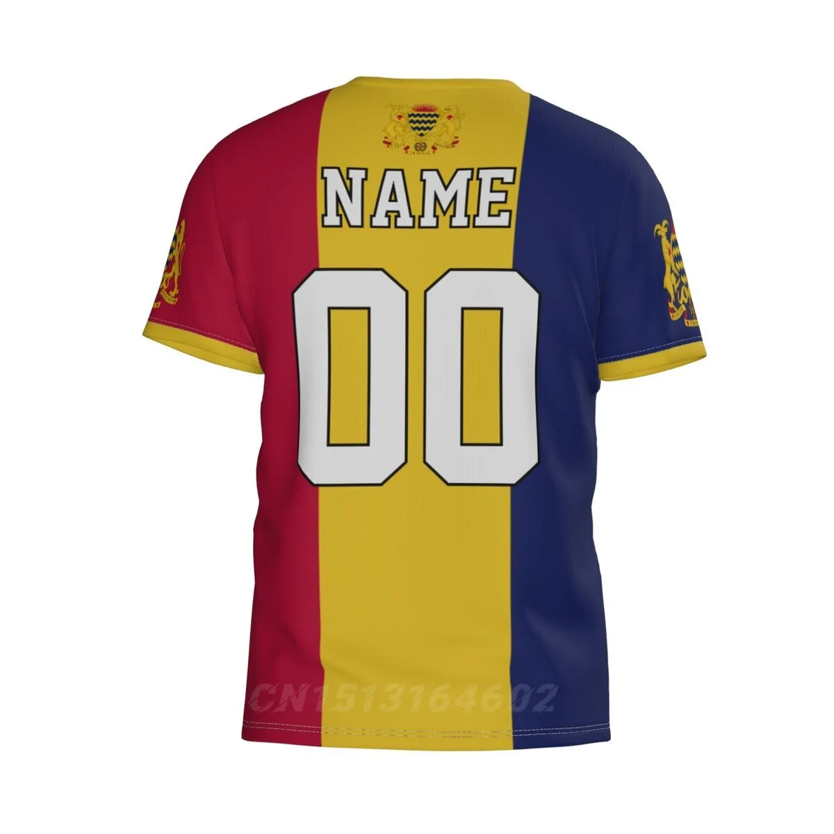 Custom Name Number Chad Country Flag T-shirts Clothes T shirt Men Women Tees Tops For Soccer Football Fans Gift US Size