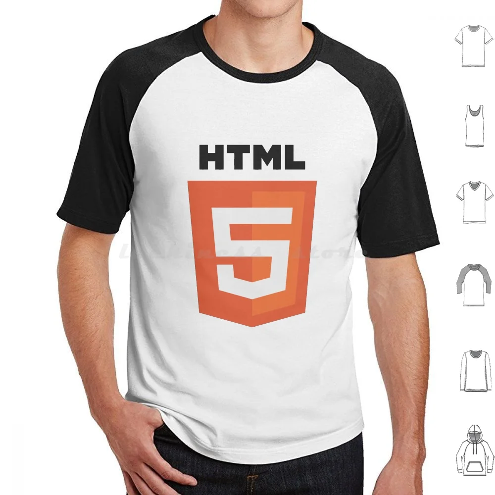Html5 T Shirt Men Women Kids 6xl Html5 Html 5 Programming Languages Developer App Game Pc Computer World Wide Web Javascript