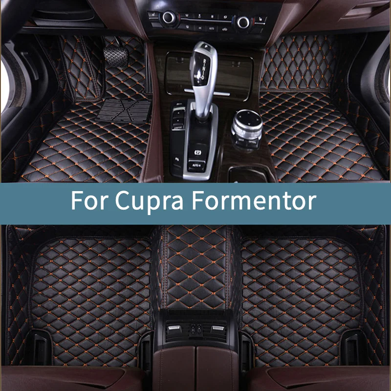 

Автомобильные коврики для Cupra Formentor 2020 2021 2022 2023 2024, водонепроницаемый полный комплект, коврики для автомобилей, аксессуары
