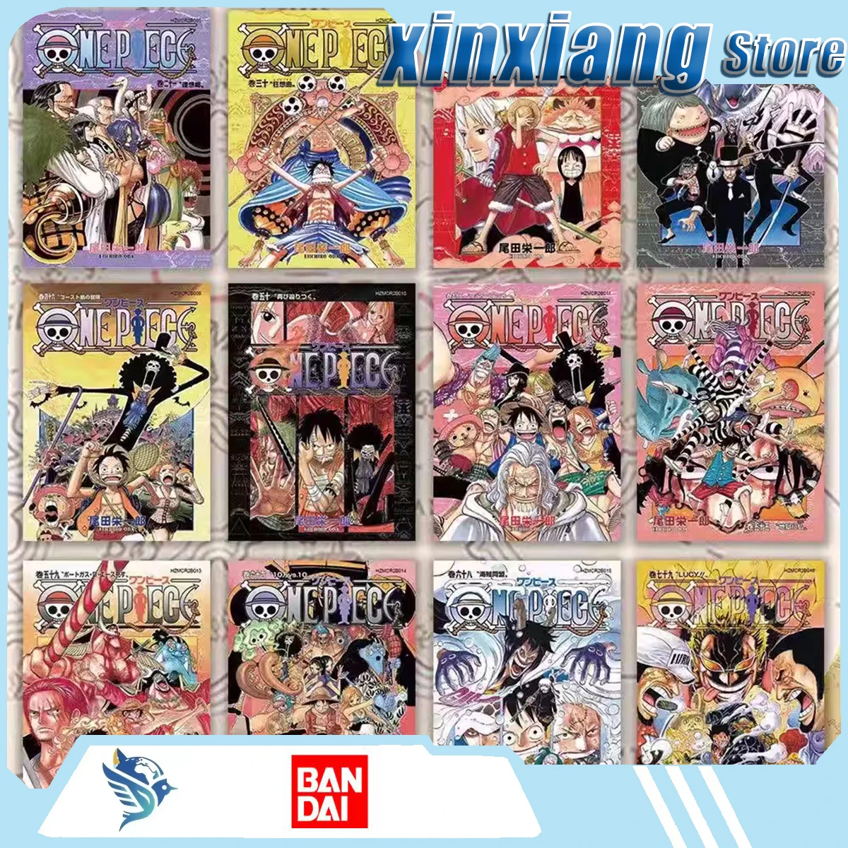 

Bandai One Piece Collectible Cards The adventure of the One Piece anime urprises comics souvenirs trendy toys animations gifts