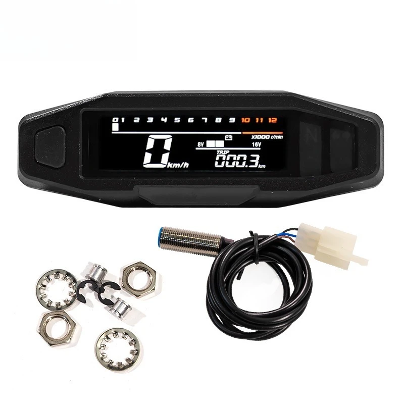 

Suitable for motorcycle high definition modification liquid crystal electronic instrument speedometer