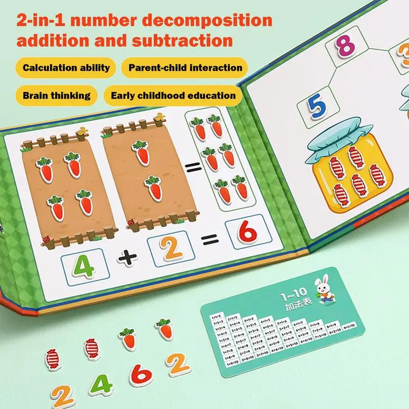 Addition And Subtraction Math Manipulatives Magnetic Math Games Classroom Kindergarten Math Activity Set Math Teaching Toys For