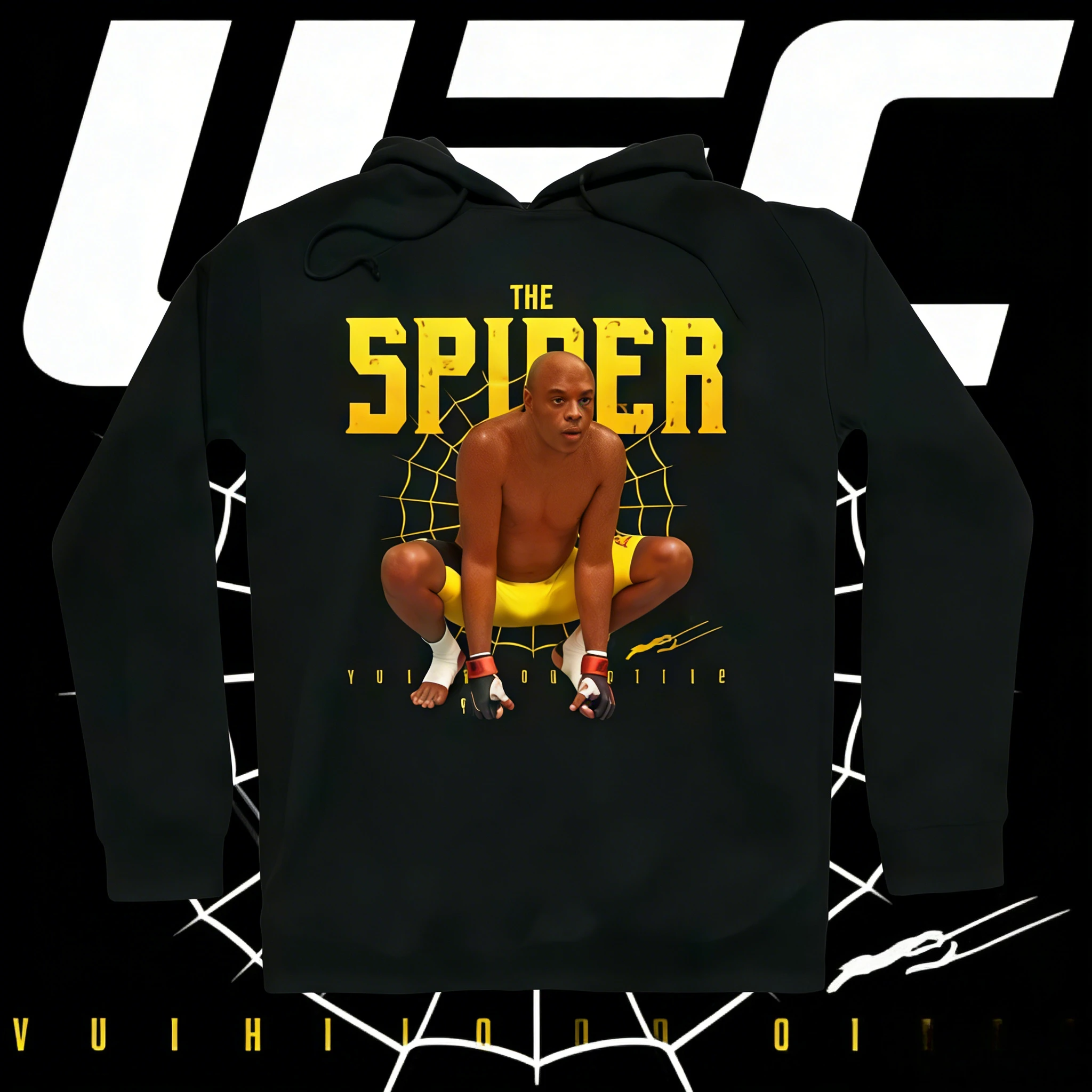

Худи UFC Anderson Silva 2026, осенне-зимняя, из чистого хлопка, с принтом, повседневная, дышащая, модная, подходит как мужчинам, так и женщинам