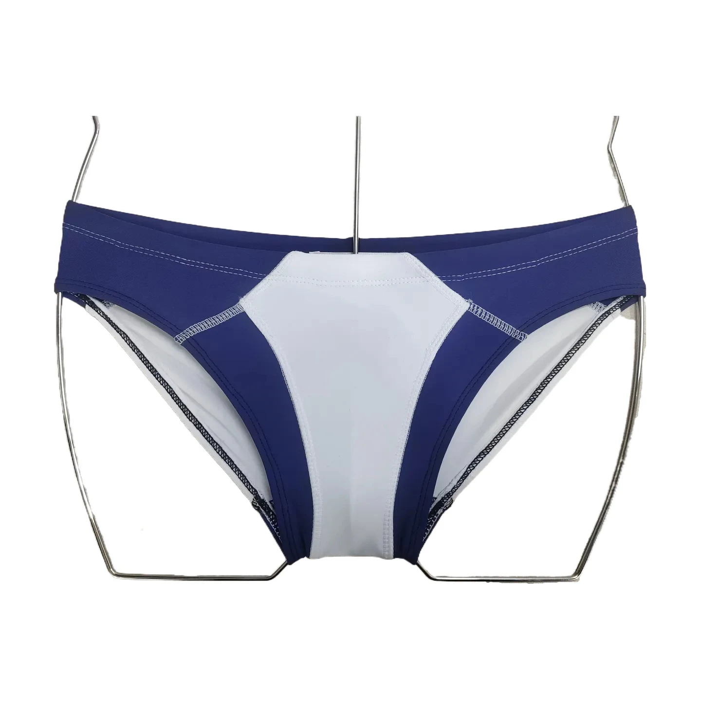 Customized New Men's Three-piece Swimming Trunks In Multi-color For Beach Swimming, Featuring Sexy And Fashionable Design.
