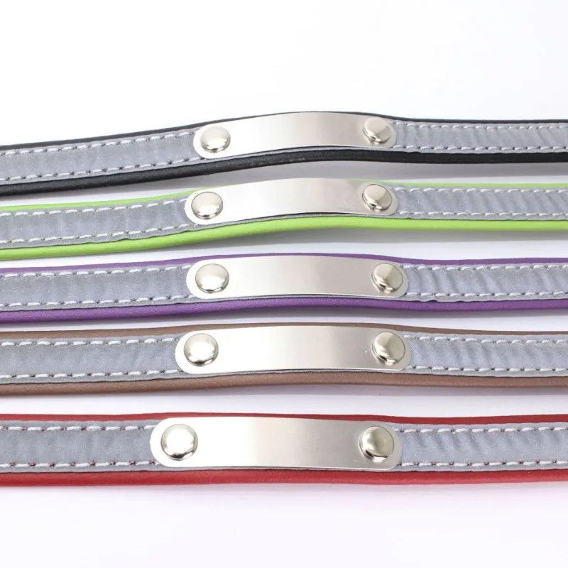 Custom Reflective ID Dog Collar 4