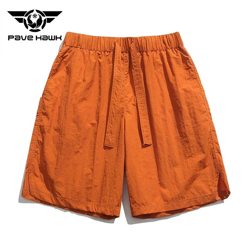

Quick Drying Sports Shorts Men Summer Ice Feeling Casual Loose Fit Middle Pants Outdoor Hiking Camping Climbing Running