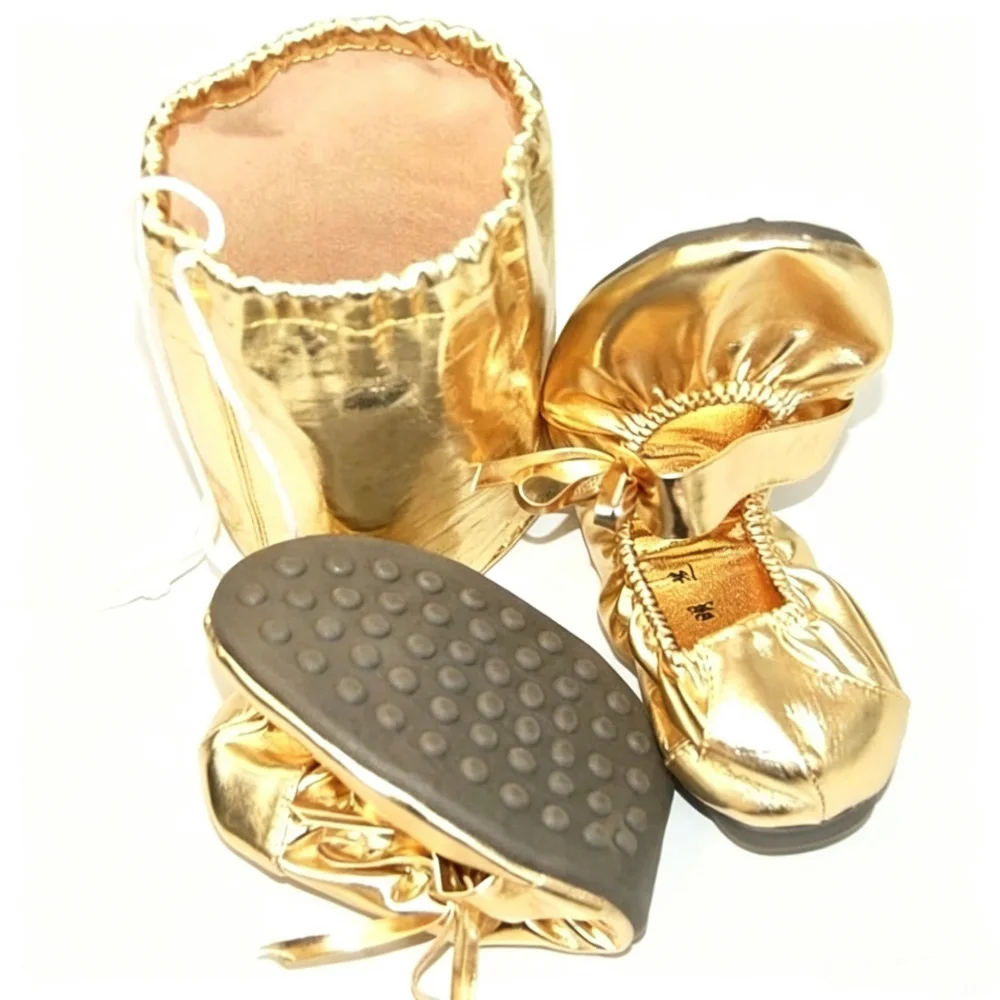 Sneakers for Women Gold Outsole Belly Dance Shoes Bellydance Ballet Dancing Yoga Comfortable Girls Zapatos