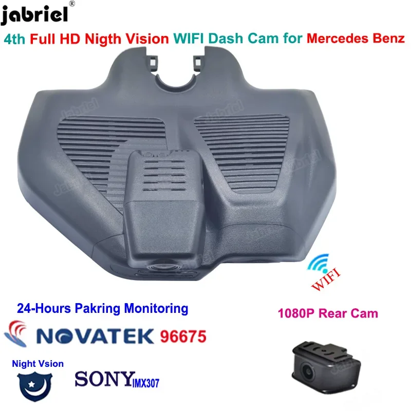 

Full HD 24H Car Dvr Dash Camera For Mercedes Benz GLC300 GLC300d GLC300e GLC x253 c253 AMG GLC43 GLC63 EQC400 2019 2020 2021