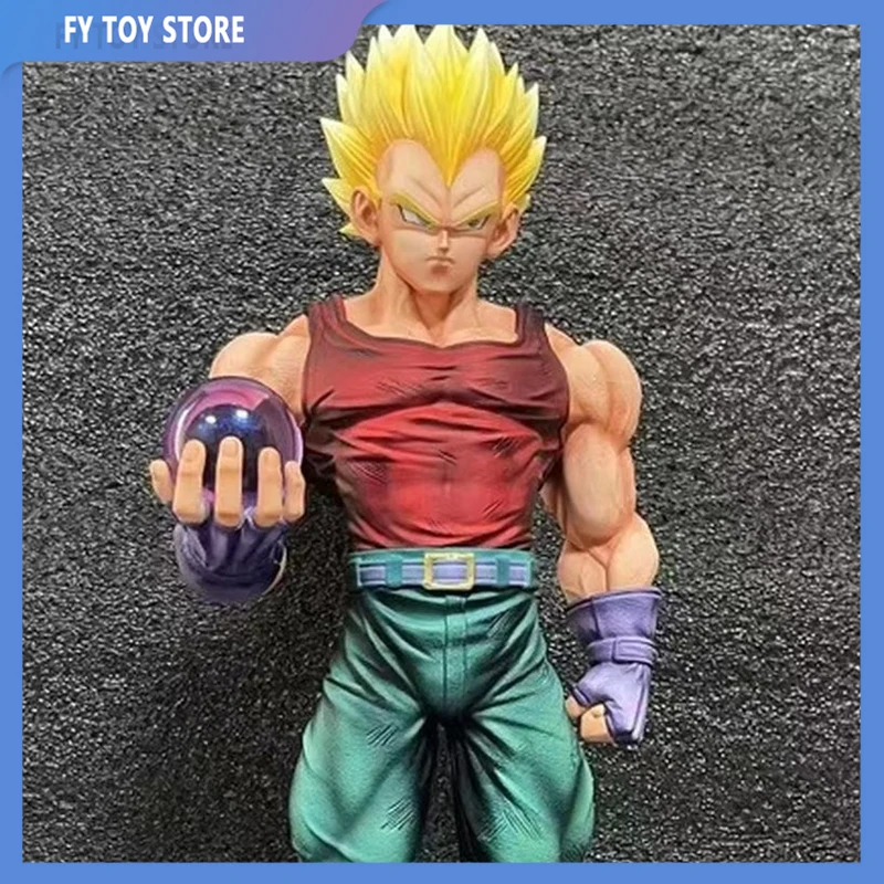 

31cm Anime Dragon Ball Figure Vegeta Figures Super Saiyan Vegeta Figurine Three Heads Vegeta Statue Model Ornament Toys