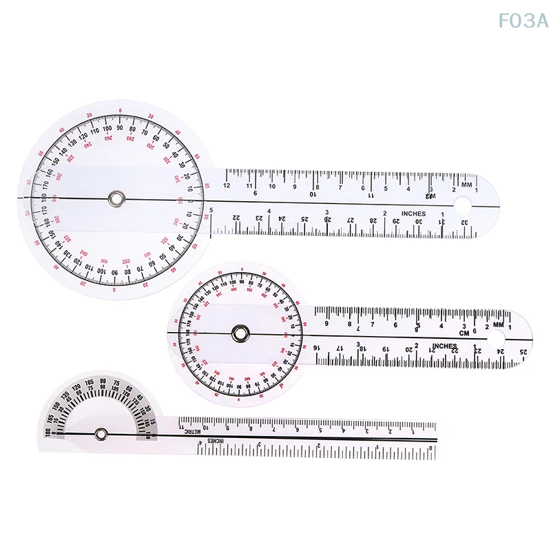 1Pcs Medical Joint Ruler 6/8Inch Goniometer Rule Calibrated Orthopedics Angle Rule