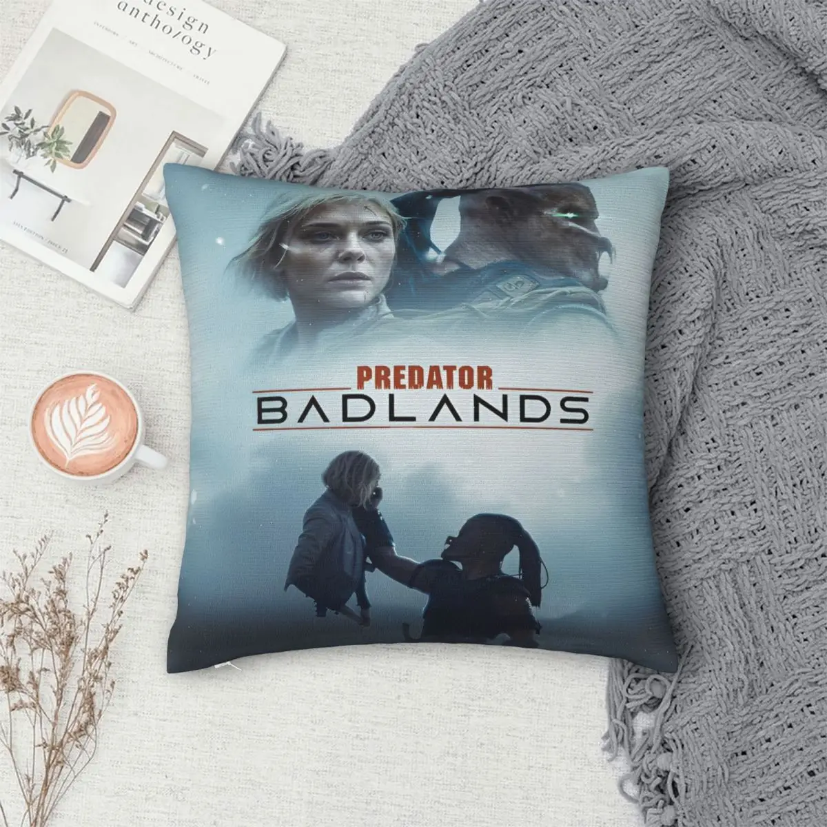 المفترس: الأراضي الوعرة المخدة البضائع لينة غطاء وسادة بوليستر الديكور رمي كيس وسادة غطاء المنزل مربع 45*45 سنتيمتر #6