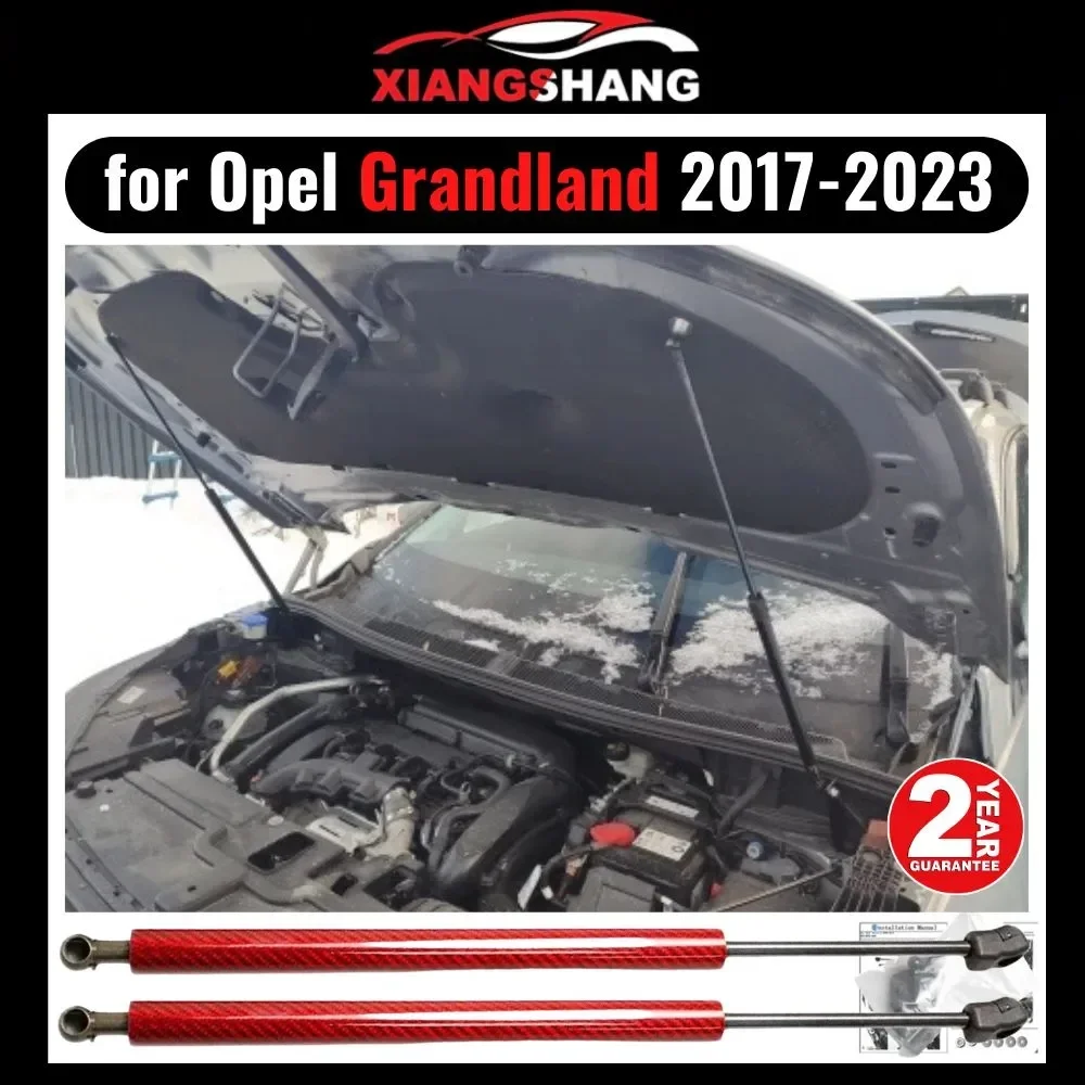 Hood Damper for Opel Grandland 2017-2023 [Not for Grandland X] Gas Strut Lift Support Front Bonnet Springs Shock Absorber