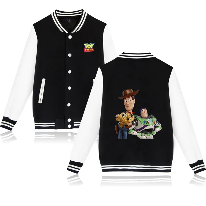 Toy Story Buzz Lightyear varsity baseball bomber jacket men women hip hop Harajuku jackets kids Boys Girls single coats