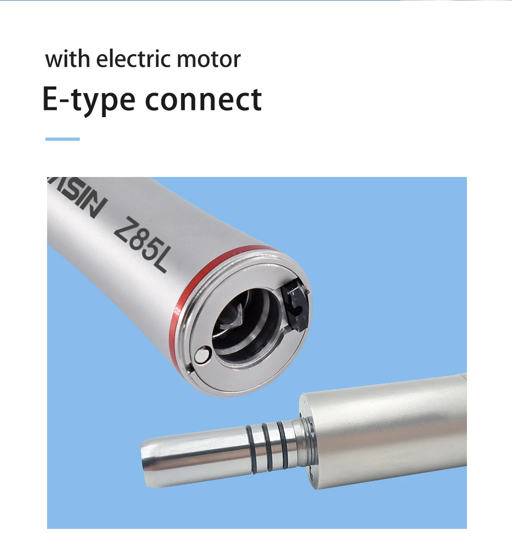 Z85L Red Ring MINI Kopf Dental 1:5 LED Optic Fiber Zunehmende Niedrige Geschwindigkeit Handstück Contra Winkel Inneren Wasser Spray zahnarzt werkzeug – Detail 6