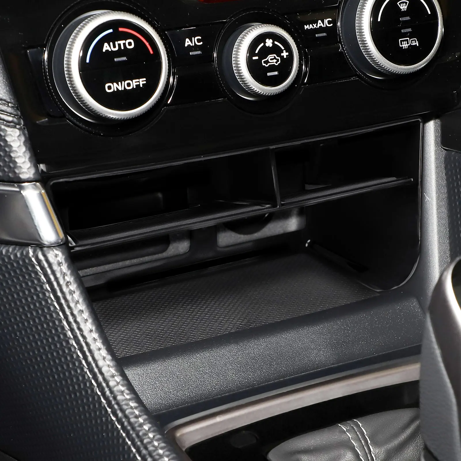 Para subaru forester 2019-2024 console central organizador bandeja caixa de carro sem carregador sem fio acessórios interiores caixa de armazenamento