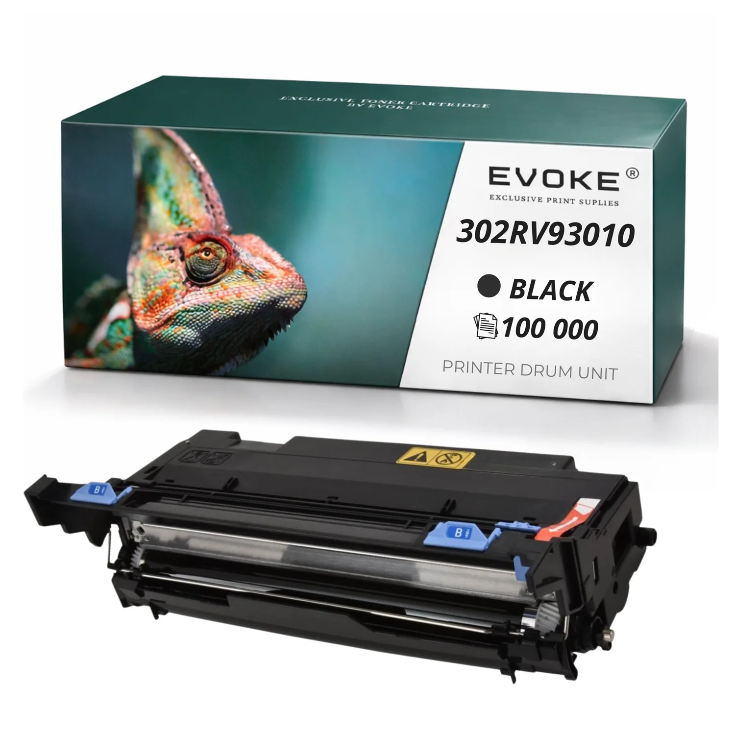 Evoke Compatibele Trommel voor Kyocera Dk-1150 Dk1150 302Rv93010 Zwart 100000 Pagina's Kyocera M2135Dn P2235Dw P2235Dn