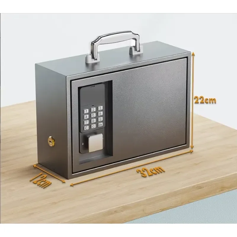 Portable Smart Lock Travel Storage Box with Bluetooth Password Key Unlock Secure Luggage Organizer for Home and Trip Use