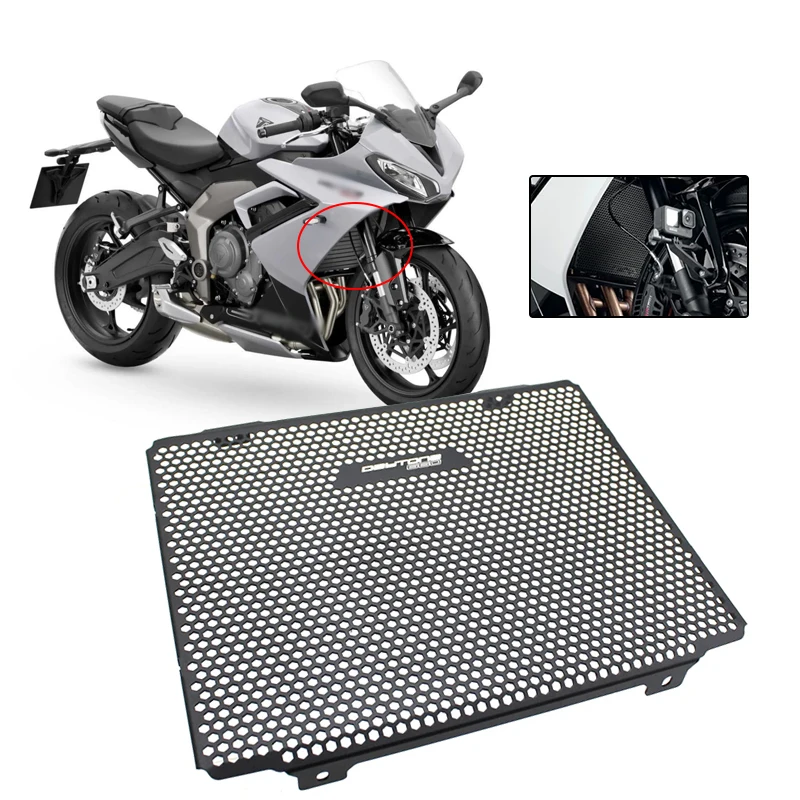 

For Daytona 660 Daytona660 2024 2025 Motorcycle Radiator Guard Protector Grille Grill Cover Water Tank Protection