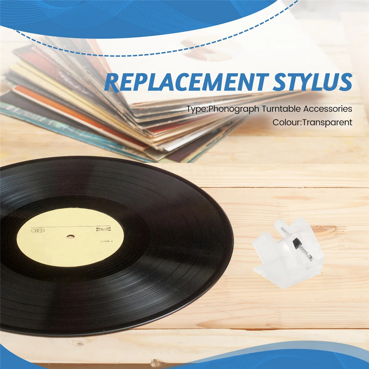 SMIEA استبدال القلم لسانيو ST55D ST29D ST57D Goldring إيلان إلكترا LP الفونوغراف القرص الدوار الملحقات شفافة