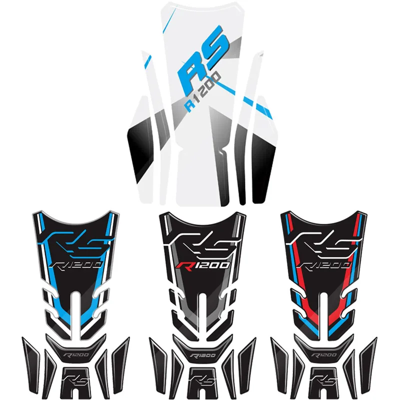 Motorcycle Accessories 3D Sticker Decal Protection Tank Pad Cas Cap Tank Cover Sticker Fit For R1200RS R1200 RS