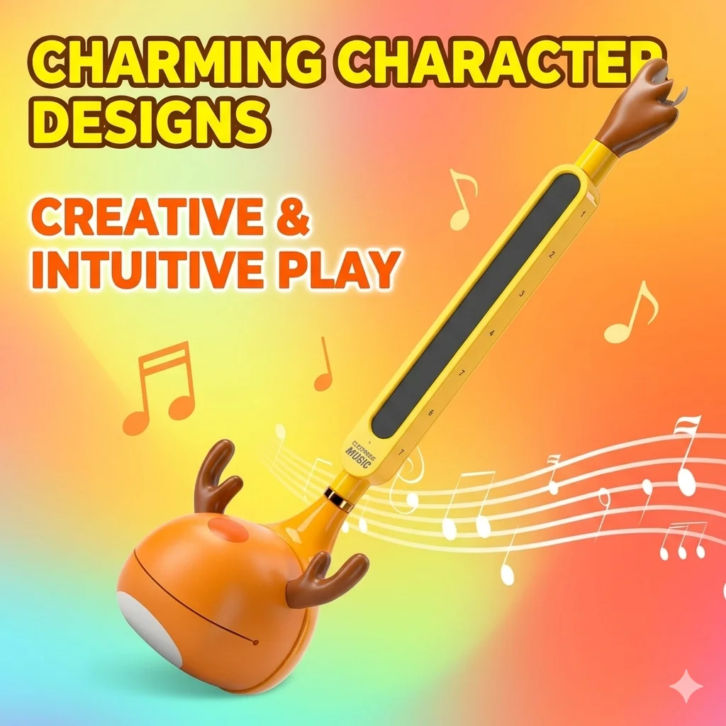 

Электронный музыкальный инструмент Otamatone, музыкальный синтезатор Kawaii Tadpole, забавная развивающая игрушка, подарок для детей и взрослых всех возрастов
