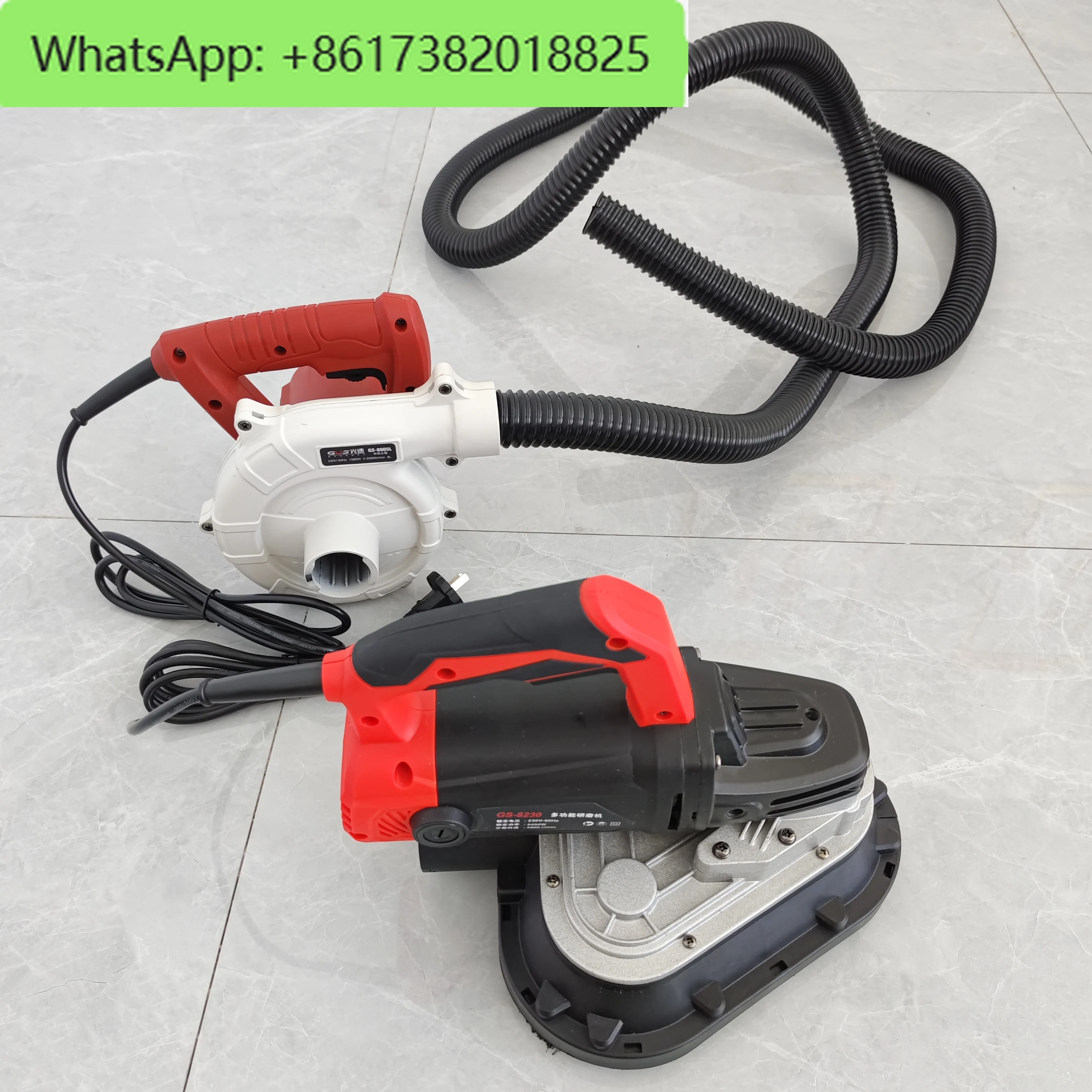 Concrete Cement Floor Renovation Terrazzo Hand-Held Dust-Free Grinding Machine