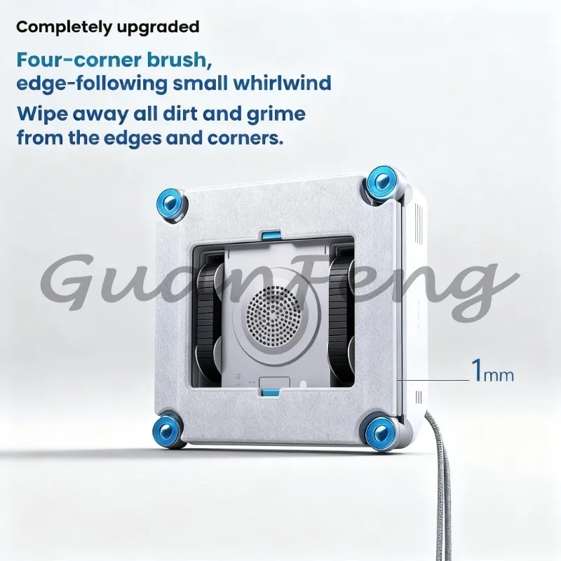 Intelligent electric window cleaning water spray anti-drop window cleaning robot