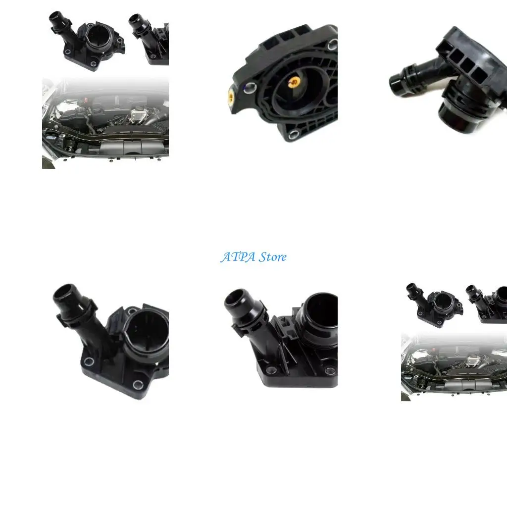 

U13C Car Water Engine Cooling Temperature Control Thermostat Assembly Regulator Compatible for F10 F25 F26 11518577895