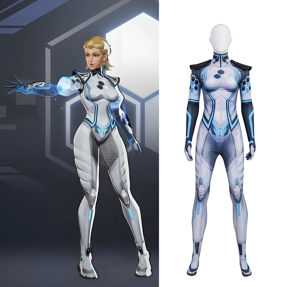 

Rivals Invisible Woman Cosplay Future Foundation Costume Superhero Bodysuit 3D Printed Spandex Zentai Outfit Halloween Costume