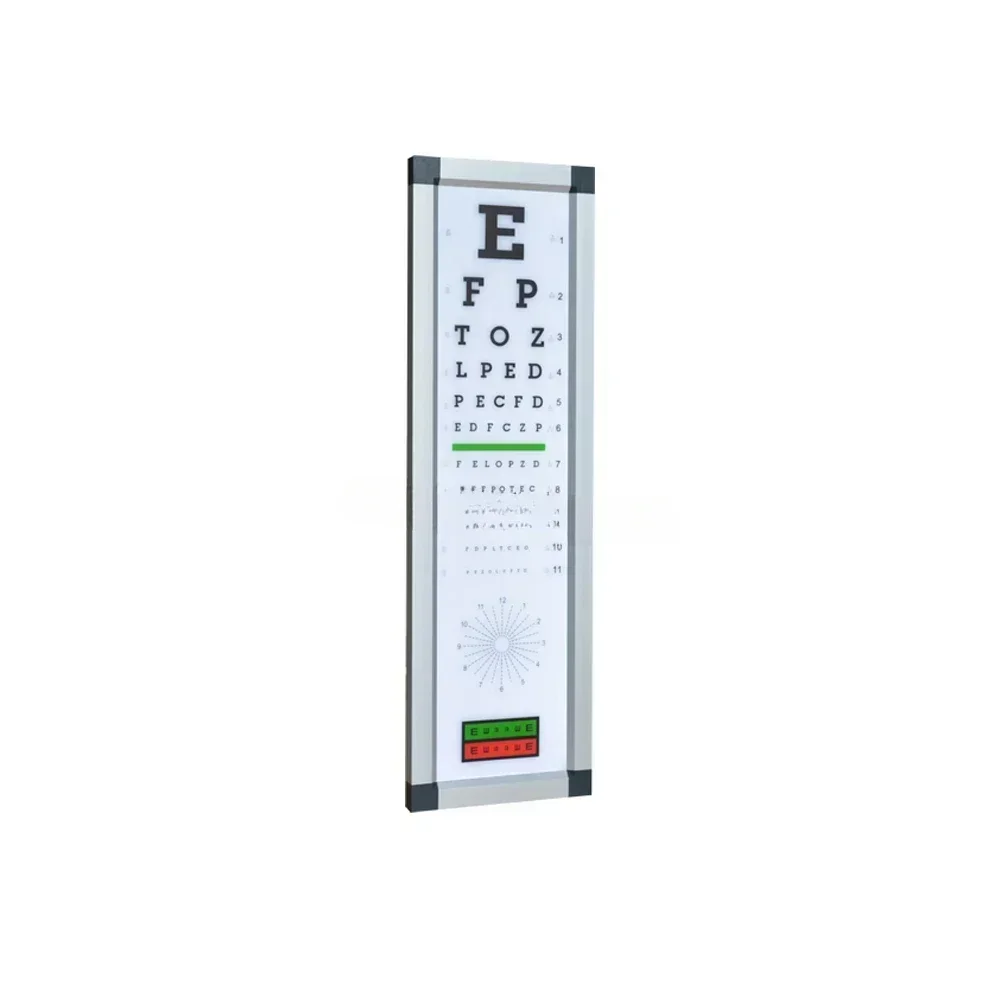 For optometry eye LED light chart snellen