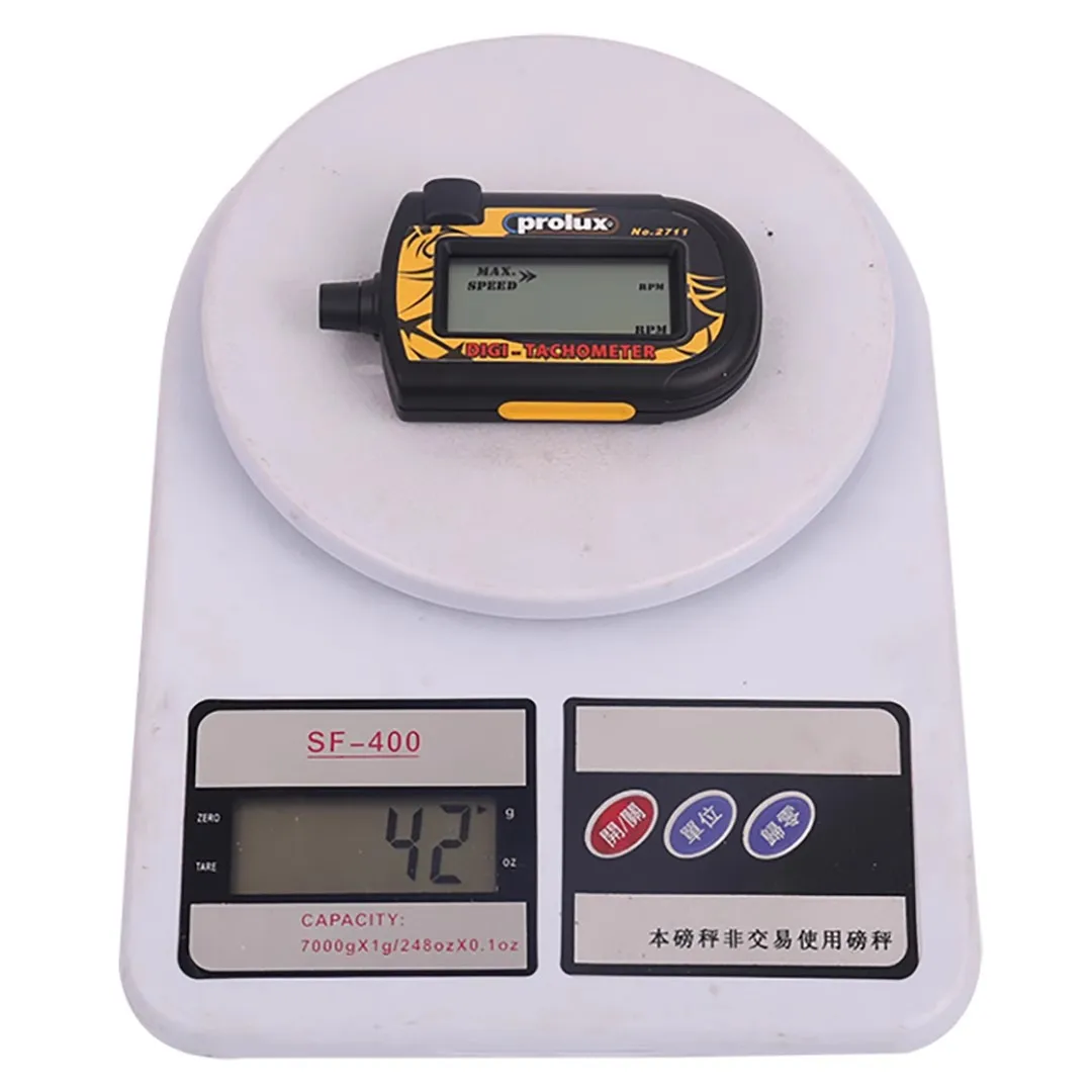 PROLUX PX2711 Tachometer Remote Control Digital Wireless Mini 2-9 Blade Propeller Digital Tachometer