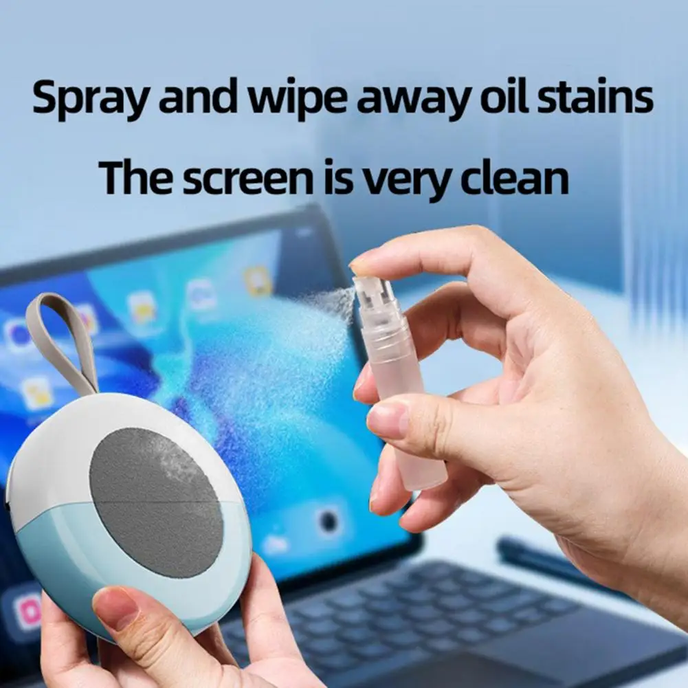 Multifunctional Laptop Cleaner Set Portable Computer Keyboard Earbud Cleaner Kit with Soft Bristles Compact Size for Laptop