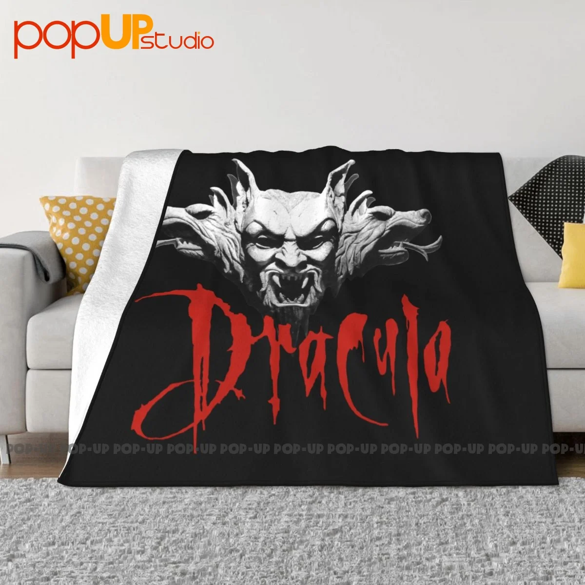 Dracula Bram Stoker Vampire Horror Movie Blanket Bedding Nap Blanket Couch Blanket