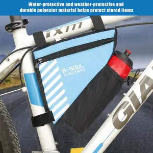 Bike impermeable bike front frame, triangle bike, top tube tool kit, bottle, cycling 10 Main Sales Door Tools Bike - №3