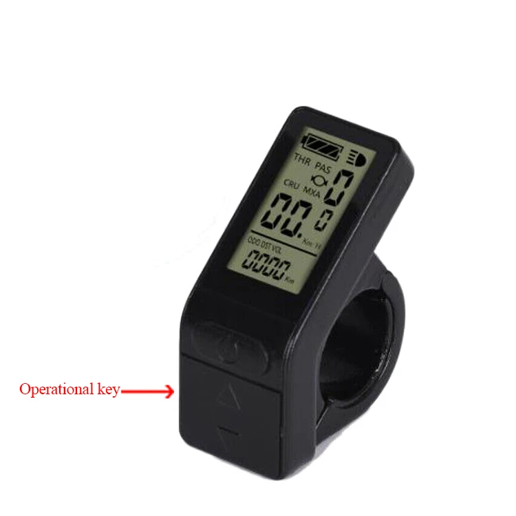 Electric Bicycle LCD Display Speed Battery Power Indicator LCD4 Dashboard For KT 24V 36V 48V E-bike Scooter