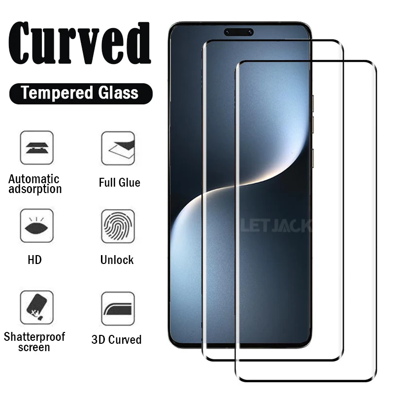 

Изогнутое защитное стекло с полным клеем для Honor Magic7 6 5 4 Pro Ultimate Screen Protector для Magic7 6 RSR Porsche Design HD Glass