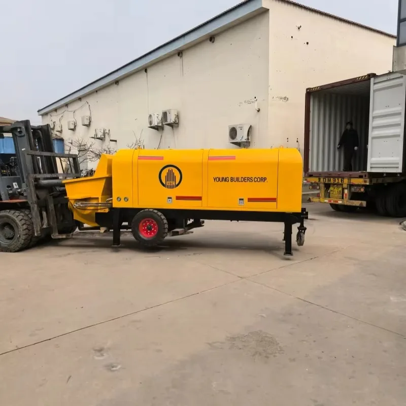 Customized Concrete Pump Machine Constructional Column Concrete Pump Diesel Mortar Small Concrete Conveying Pump