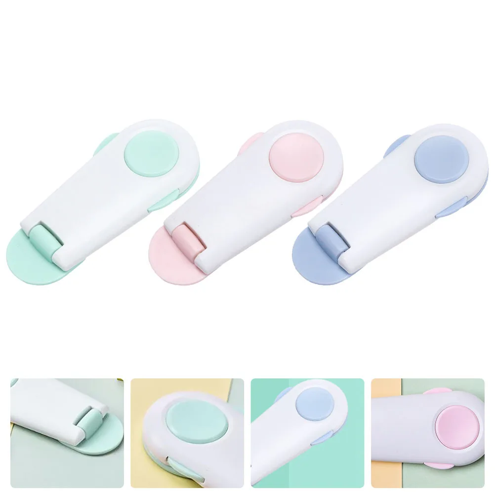 

3Pcs Safety Cabinet Locks Child Safety Locks for Drawers Fridges Toilet Lids Dog Cat Proofing Home Office School Use