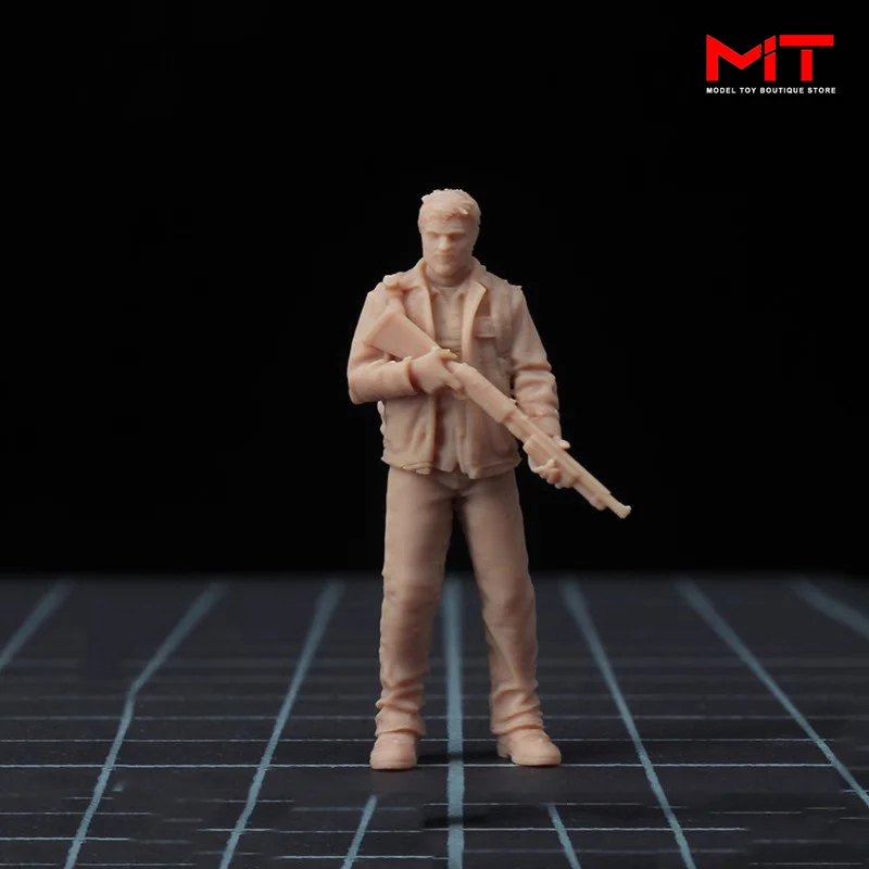 الجندي جويل وألي المشهد الدعائم ، الدعائم مصغرة غير مصبوغ ، أرقام الطباعة ثلاثية الأبعاد ، نموذج للسيارات الرمال ، اللعب الديكور ، 1/64 ، 1/43