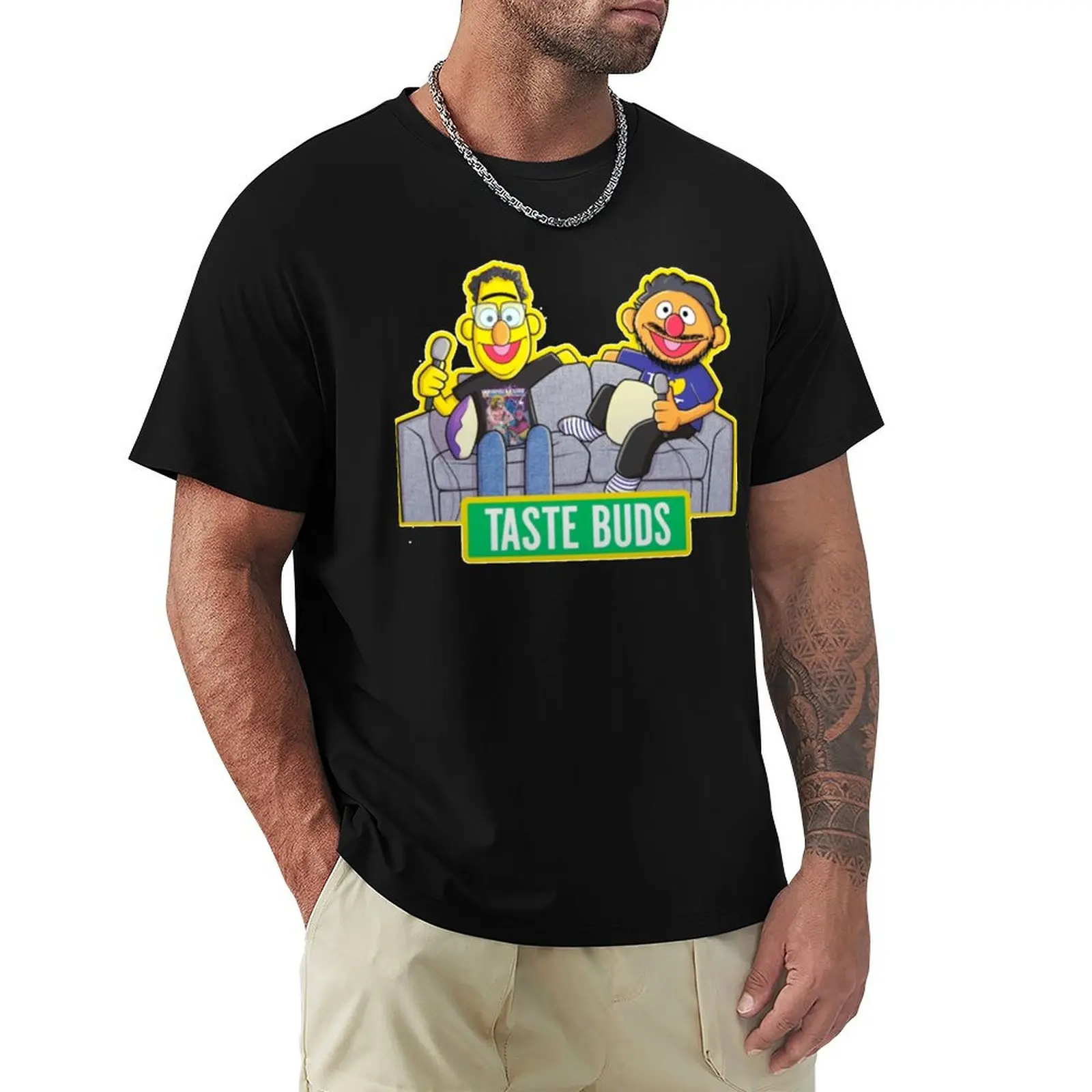 Taste-Buds-podcast-- T-Shirt Basic Tee Shirt for Everyday Outfit