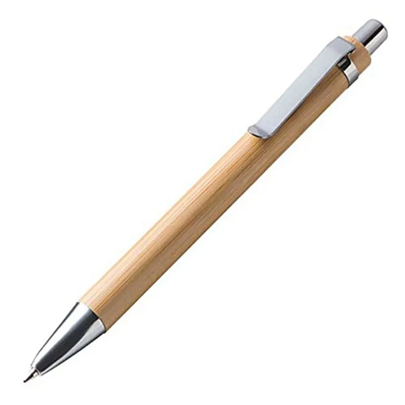 100 Pcs/Lot Bamboo Ballpoint Pen Stylus Advertising Pen Office & School Supplies Pens & Writing Supplies Gifts Blue/black Ink