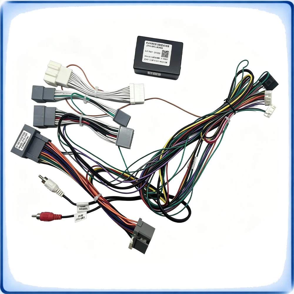 For Honda Odyssey 2009-2014 OEM Screen Models Car Radio Wiring Harness with CANBUS Decoder Box  Android Head Unit Installation