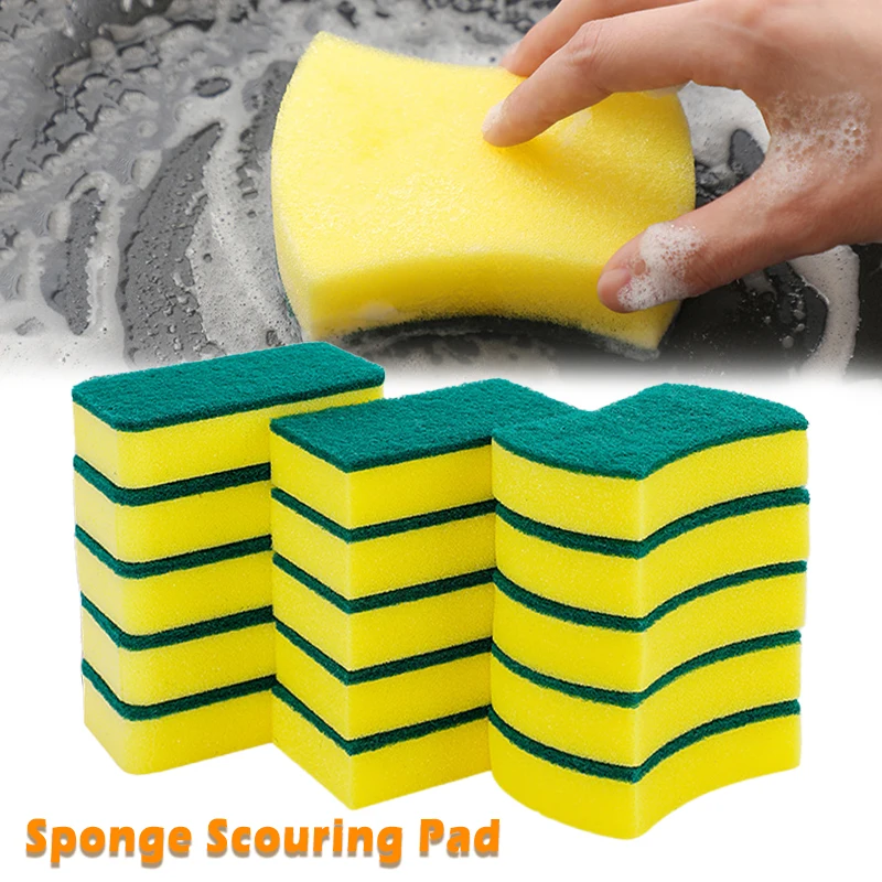 Nano esponja de limpieza para lavavajillas, herramienta suave de alta absorción para eliminar manchas, limpieza del hogar, olla para frotar, estropajo para el óxido