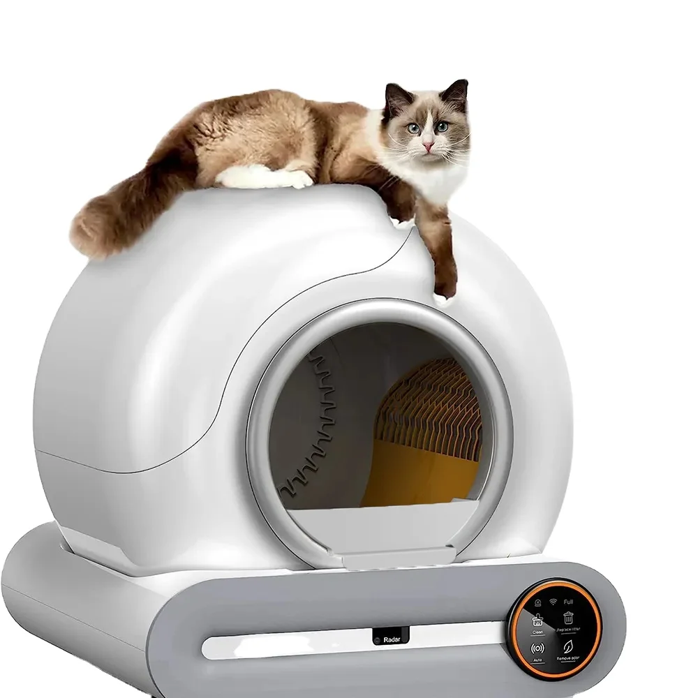 Automatic Cat Litter Box Smart App Control Self Cleaning Litter Boxes Cat Sandbox Electronic Pet Toilet Cat Supplies