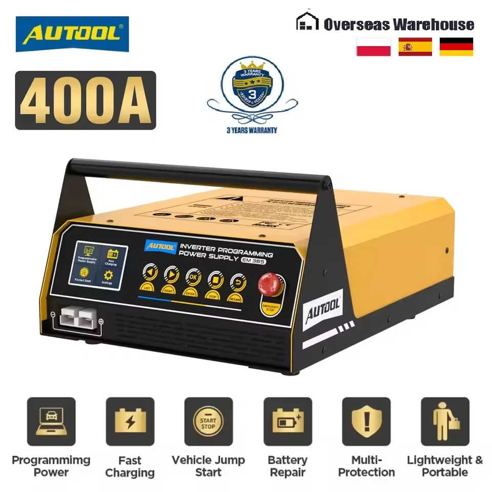 

АВТОЛИЙ инвертор, программирование мощности CV/CC, зарядка, авто аккумулятор, ремонт автомобильного стартера в реальном времени, автомобильный инструмент EM365