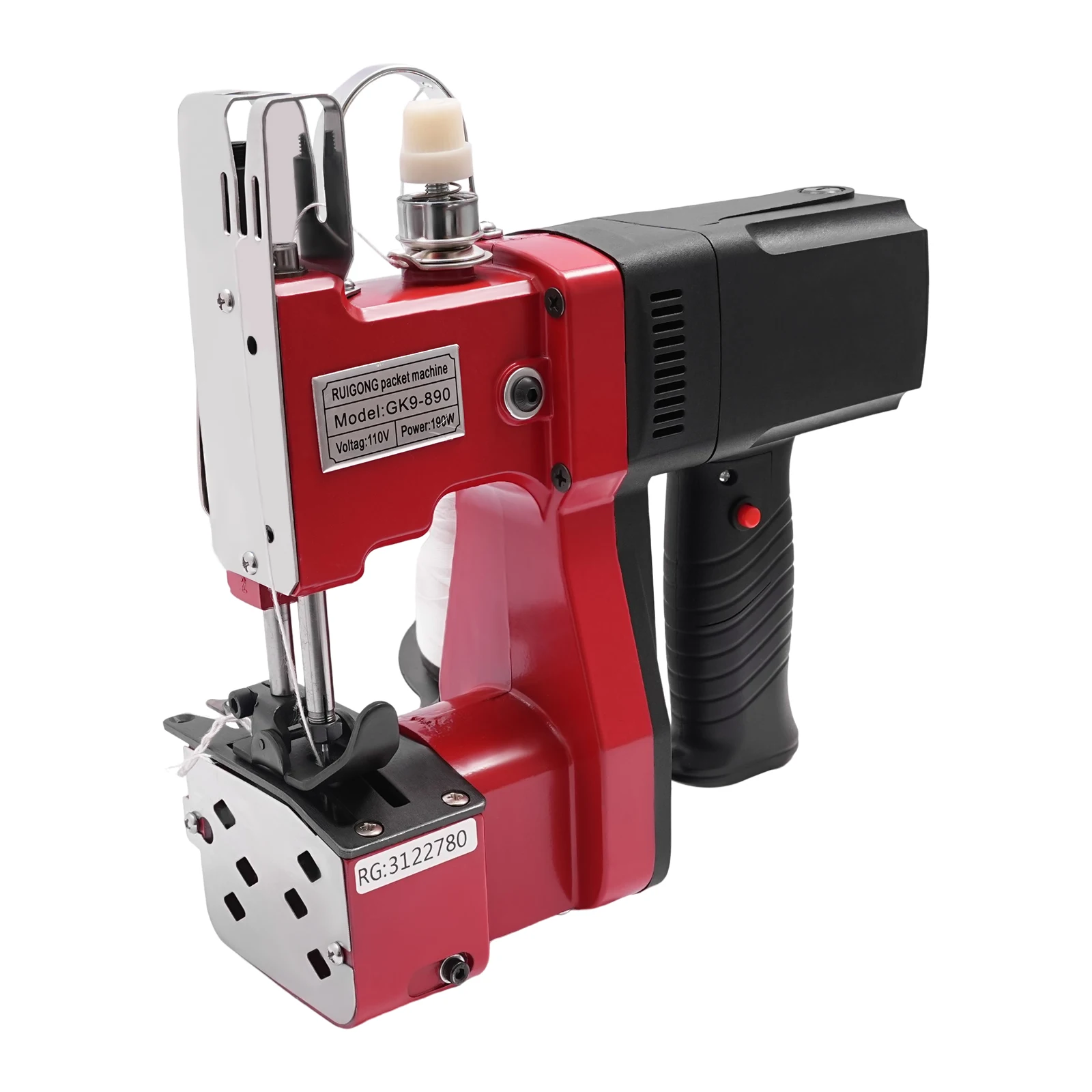 

Heavy Duty Leather Sewing Machine Maximum thickness 6mm 15000rpm 190W 110v
