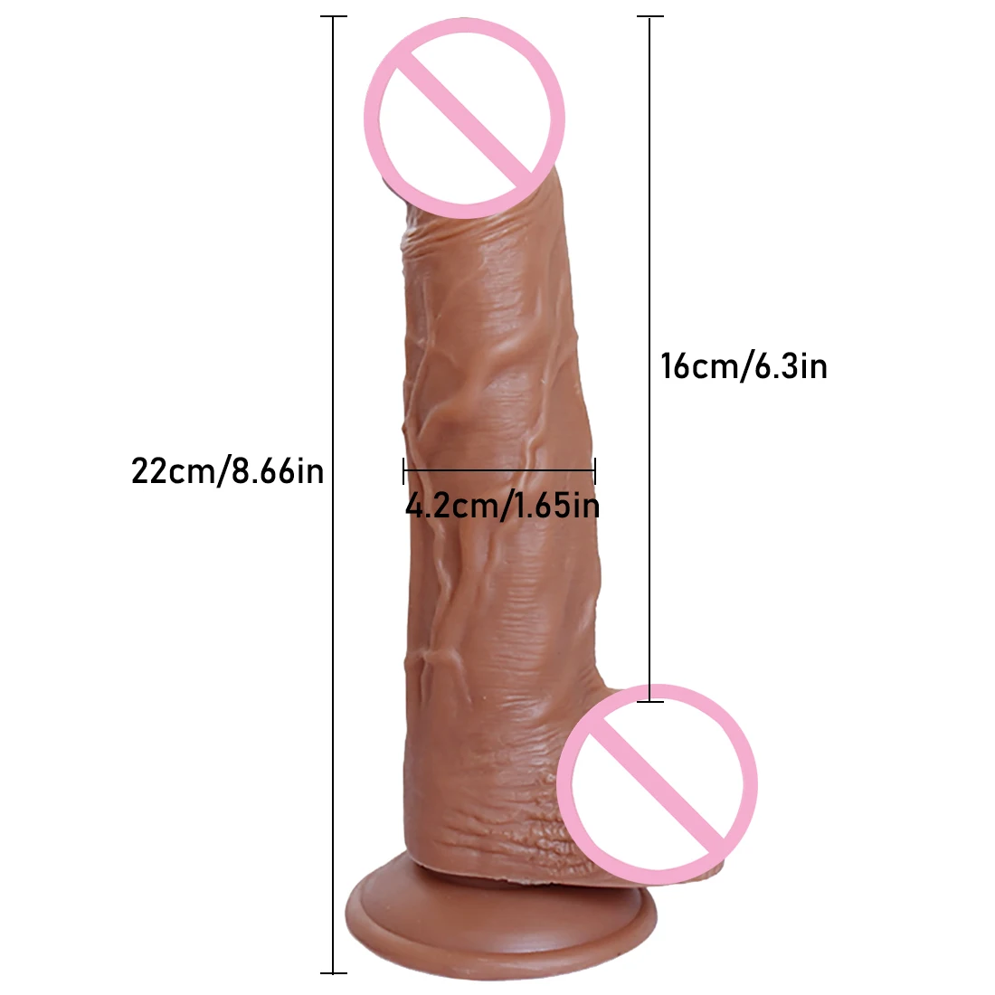 Huge Realistic Keel Dildos with Suction Cup Soft Skin Feeling Penis Thick Phallus Anal Plug Dick Sex Toys for Women Masturbation