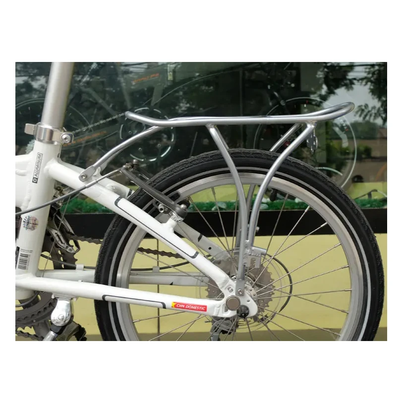 

20 Inch Folding Bicycle Steel Ra Rear Clothes Hanger Rear SP8P8 Can Carry People Rear Ra Inteated Steel elf