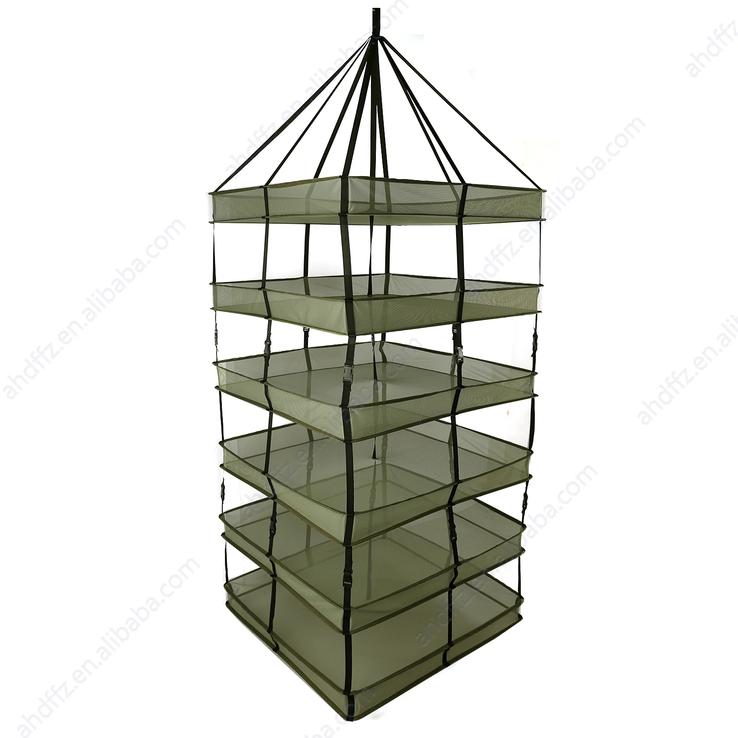 

2ft 6 Layer Hydroponic Heavy-Duty herb drying rack Dry Net